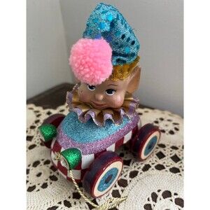 RARE Katherine’s Collection Wayne Kleski Elf Pull Car